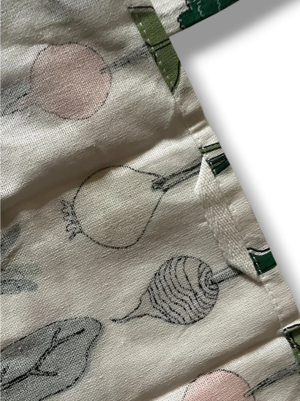 Ikea Torvfly Kitchen Towels 3pk Veggie Print 16x12 Dish Drying Set NWOT